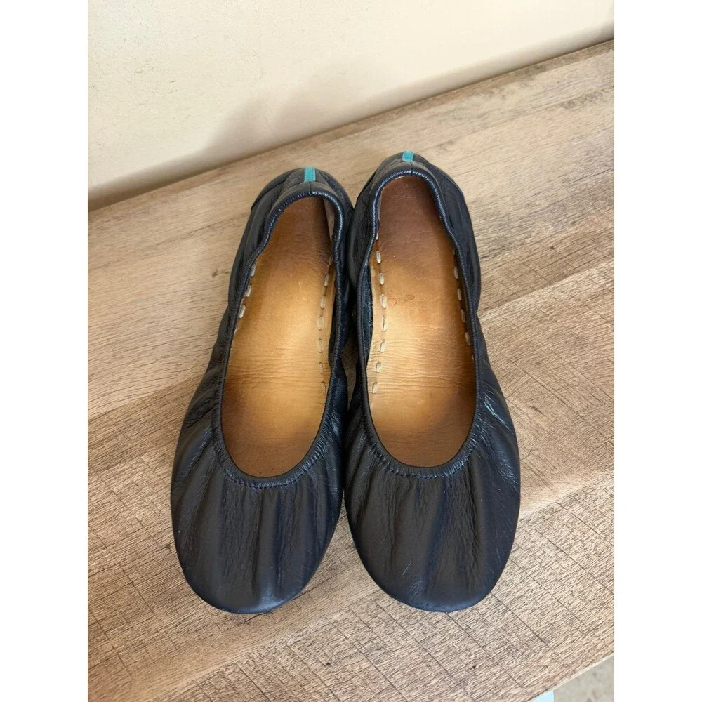 Tieks by Gavrieli black leather ballet flats size 10 shoes